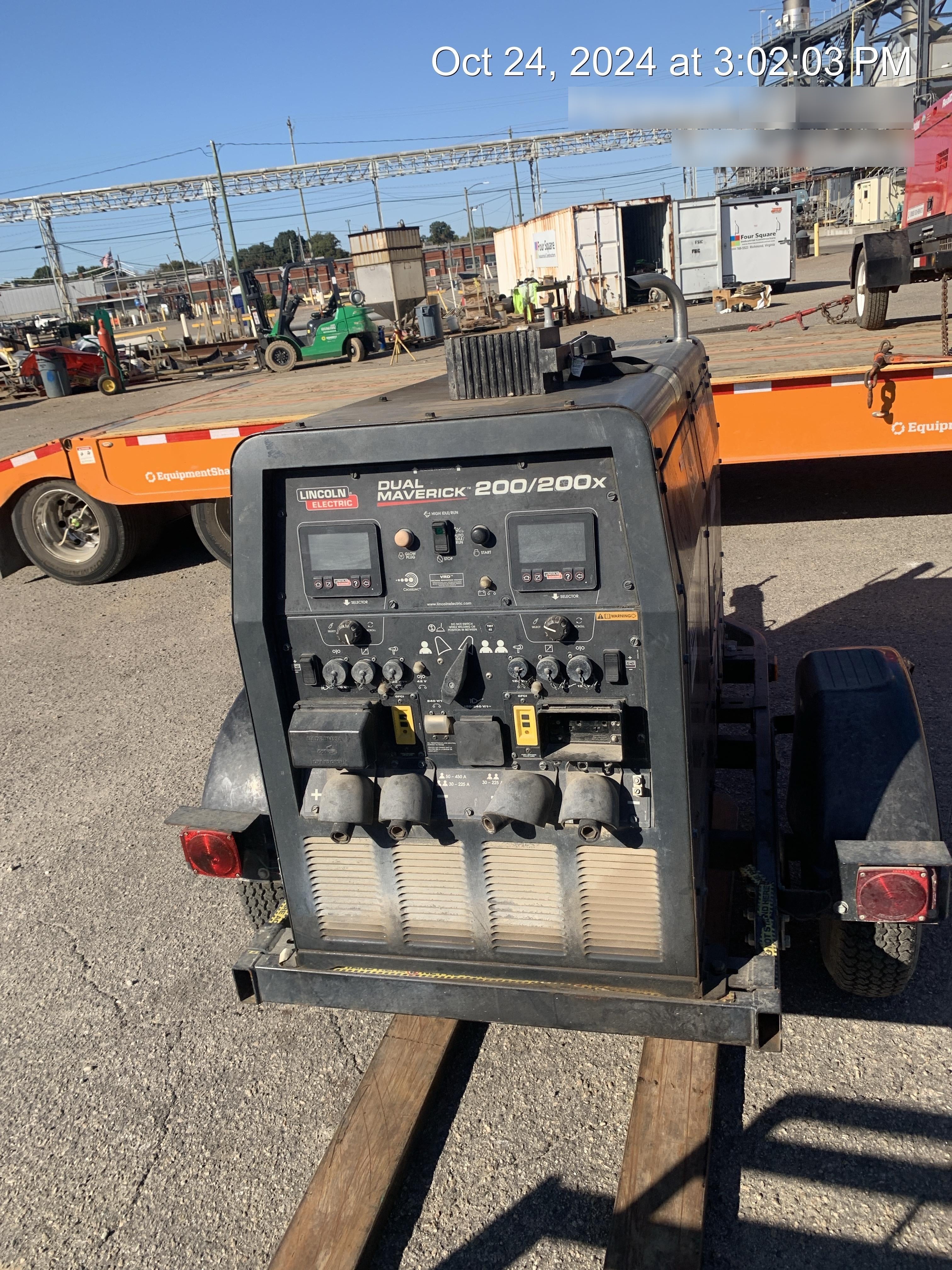 2021 Lincoln Electric Dual Maverick 200/200X Ready Pak 3, Includes Trailer, Cable Rack, Fender Light Kit