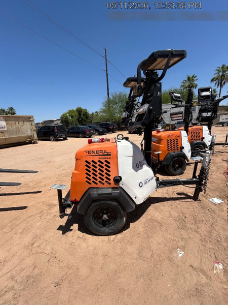 2024 Generac MLT2 Diesel, Flex Switch 120V Input, Powerzone Controller, 
(4) 320W LED Lights, 4kW Generator, 39.9 Gal Fuel Tank, 2" Ball, T3