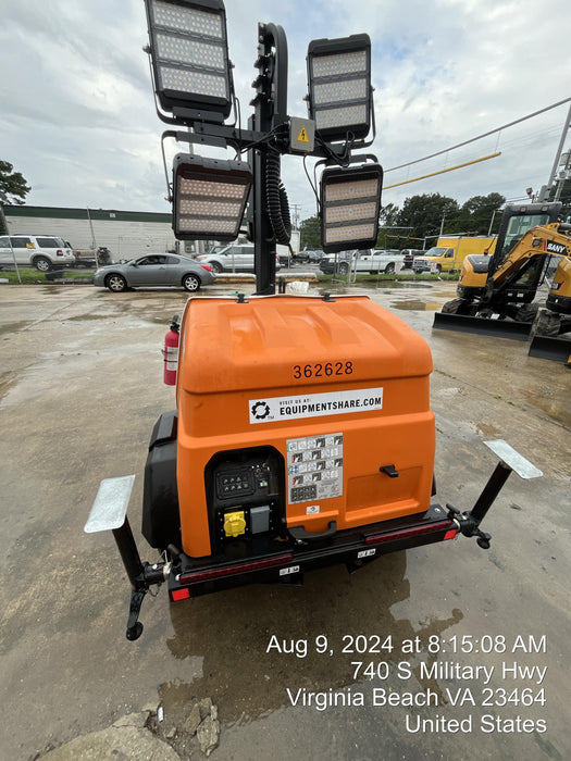 2023 Generac MLT2 Diesel, Flex Switch 120V Input, Powerzone Controller, 
(4) 320W LED Lights, 4kW Generator, 39.9 Gal Fuel Tank, 2" Ball, T3