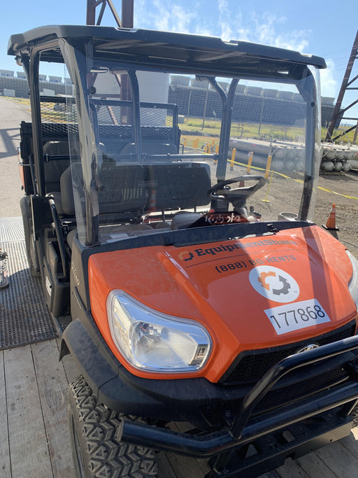 2022 Kubota RTV-X1140W-H Plastic Canopy, Windshield Acrylic Clear, LED Strobe Light, Wire Harness Kit, Back up Alarm