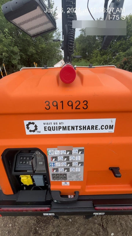 2024 Generac MLT2 Diesel, Flex Switch 120V Input, Powerzone Controller, 
(4) 320W LED Lights, 4kW Generator, 39.9 Gal Fuel Tank, 2" Ball, T3