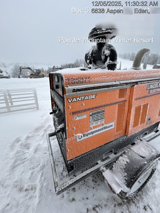 2021 Lincoln Electric Vantage 549X Ready Pak 3, ORANGE (includes trailer, cable rack, fender light kit)