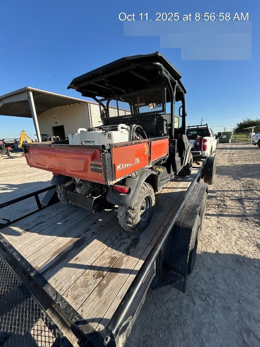 Kubota RTV-X1140W-H 4wd Utility Cart, LED Strobe, Windshield Tempered Glass, Pastic Canopy, Wire Harness Kit, Backup Alarm