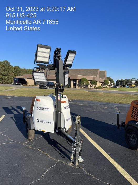 2023 Generac MLT2 Diesel, Flex Switch 120V Input, Powerzone Controller, (4) 320W LED Lights, 4kW Generator, 39.9 Gal Fuel Tank, 2" Ball, T3