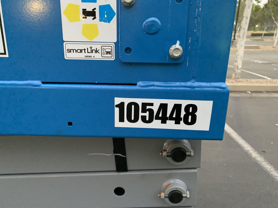 2020 Genie GS-1930 Solid Non Marking Tires, Beacon, Folding rails with half height swing gate, 800W Inverter