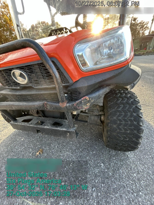 Kubota RTV-X1140W-H Plastic Canopy, Windshield Acrylic Clear, LED Strobe Light, Wire Harness Kit, Back up Alarm