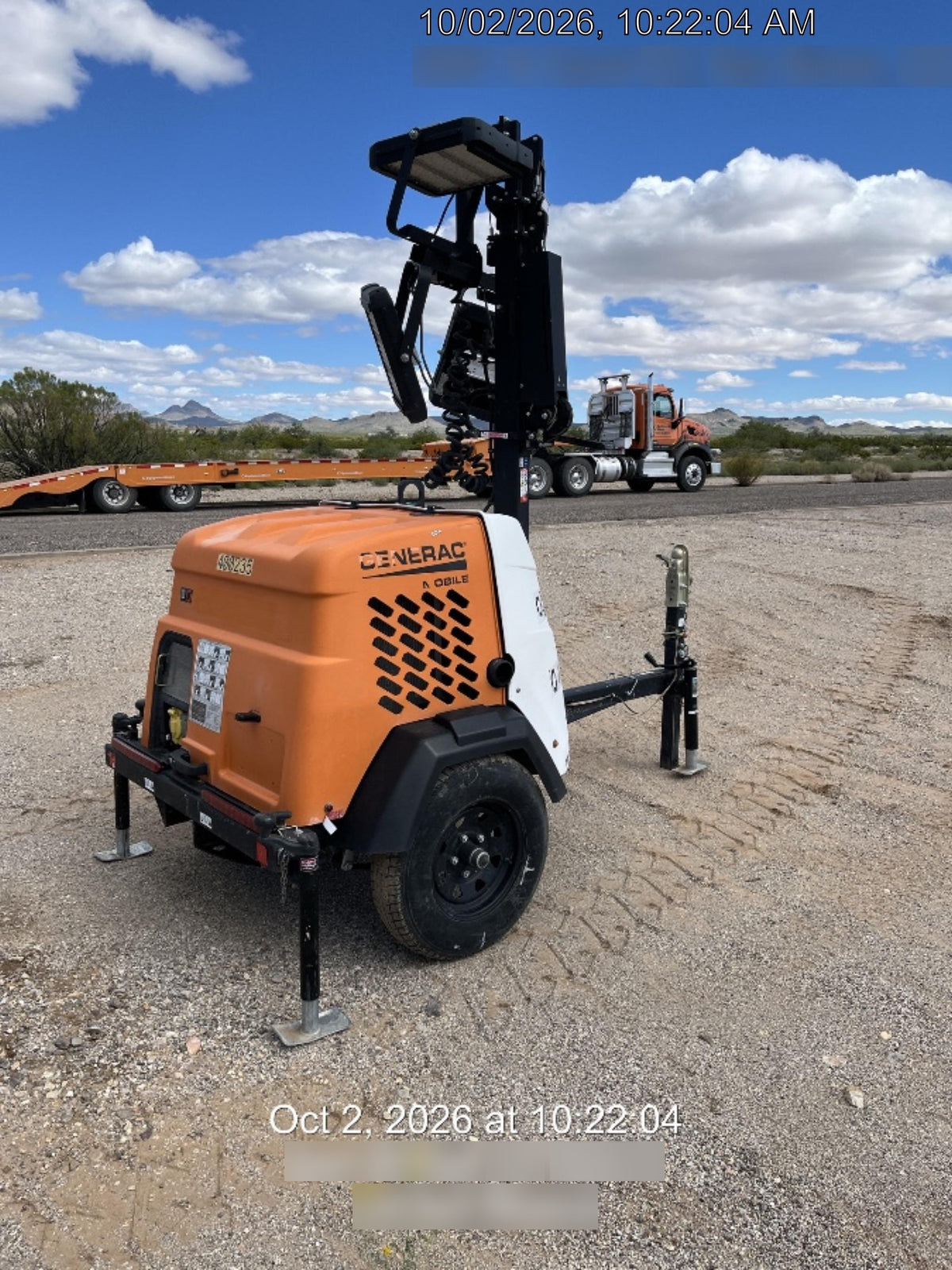 2024 Generac MLT2 Diesel, Flex Switch 120V Input, Powerzone Controller, 
(4) 320W LED Lights, 4kW Generator, 39.9 Gal Fuel Tank, 2" Ball, T3