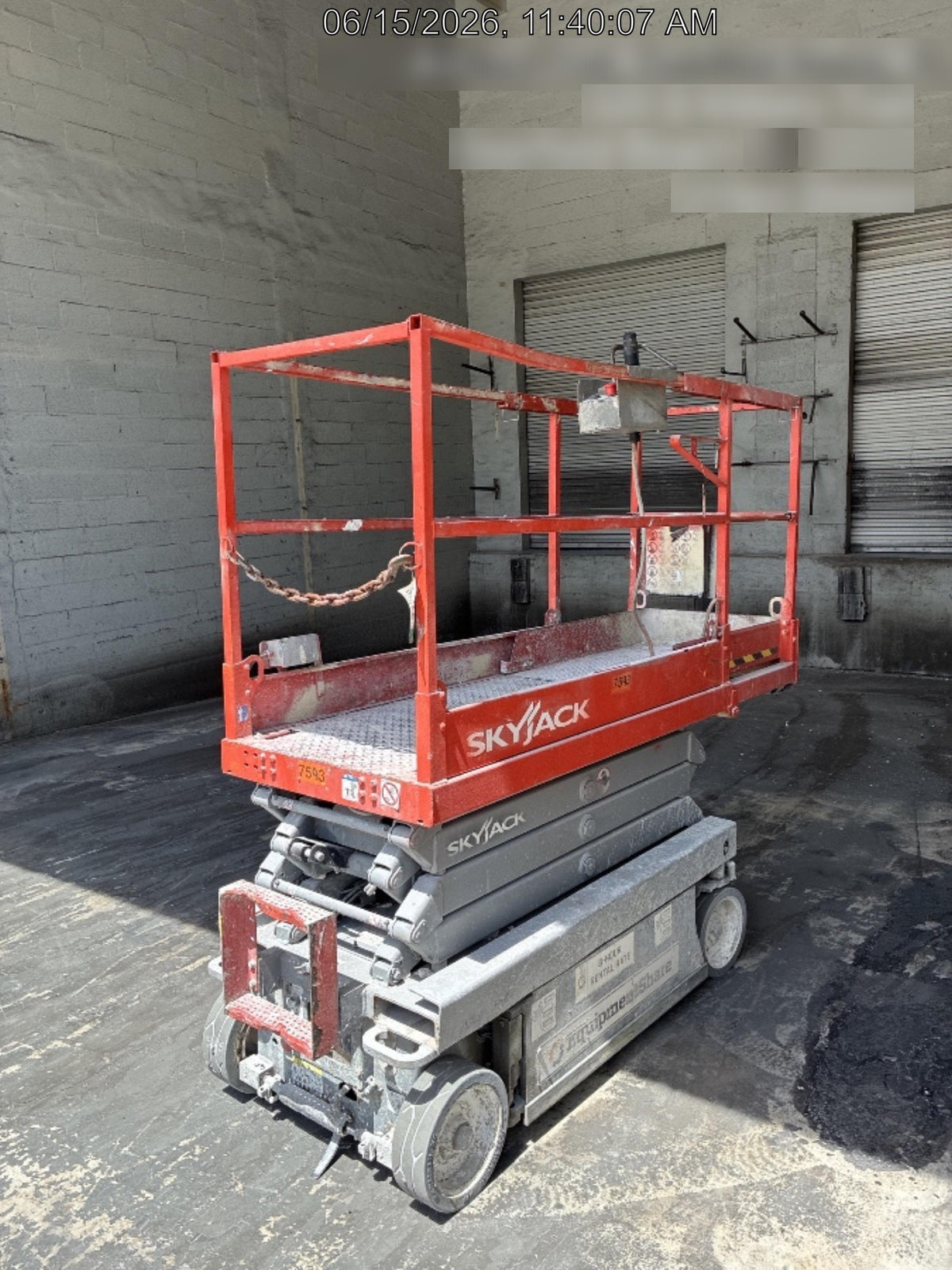 2018 Skyjack SJIII-3219 Skyjack SJIII3219 Scissor Lift w/Trojan Batteries