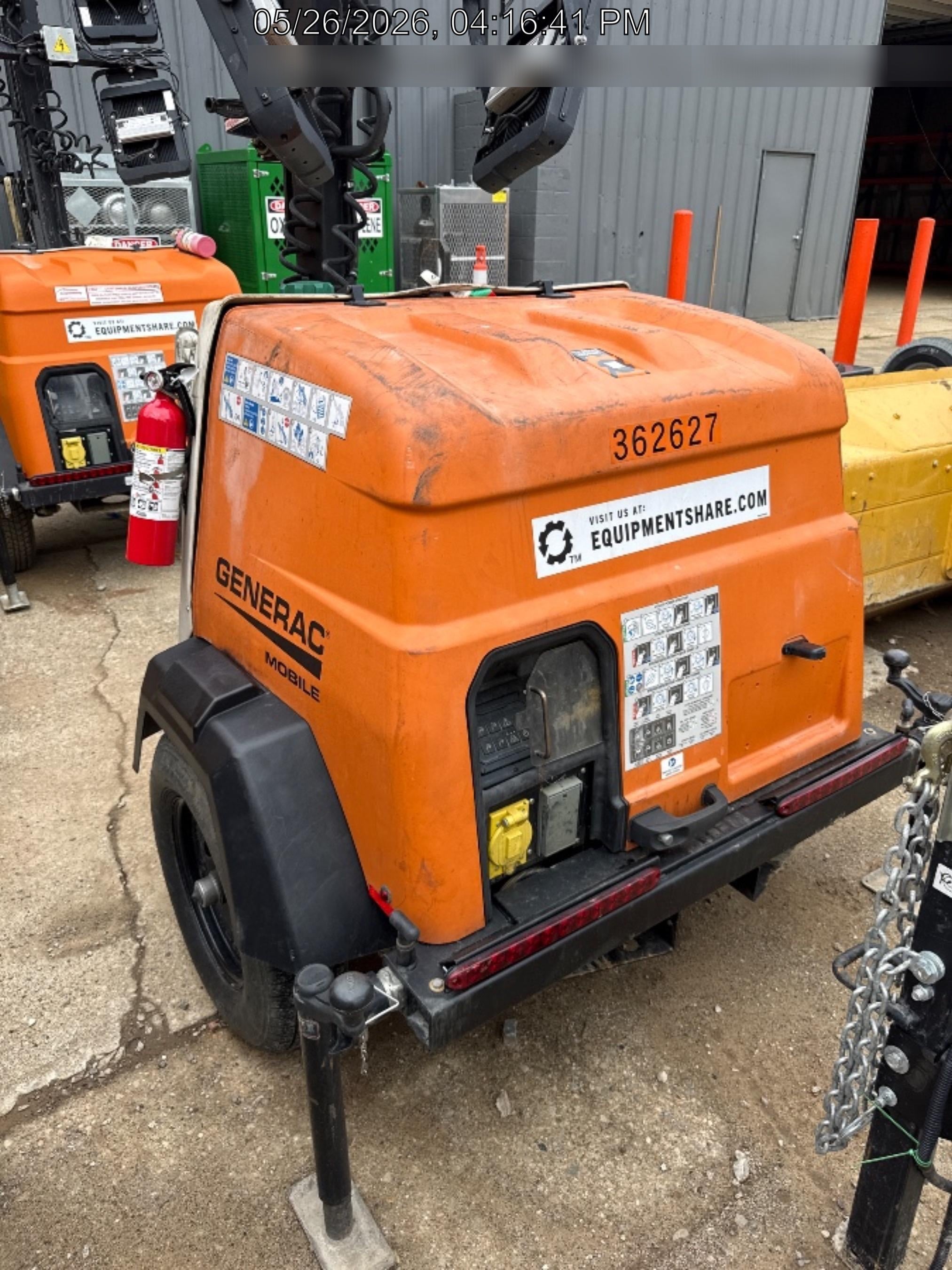 2023 Generac MLT2 Diesel, Flex Switch 120V Input, Powerzone Controller, 
(4) 320W LED Lights, 4kW Generator, 39.9 Gal Fuel Tank, 2" Ball, T3