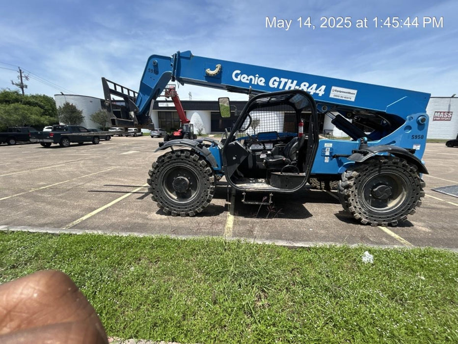 2017 Genie GTH-844 Genie GTH-844, Solid Tires, 60" carriage/forks, Open ROPS, Work Lights