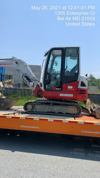 2020 Takeuchi TB235-2CR Cab/Heat/Air, Rubber Tracks, Manual TAG QC