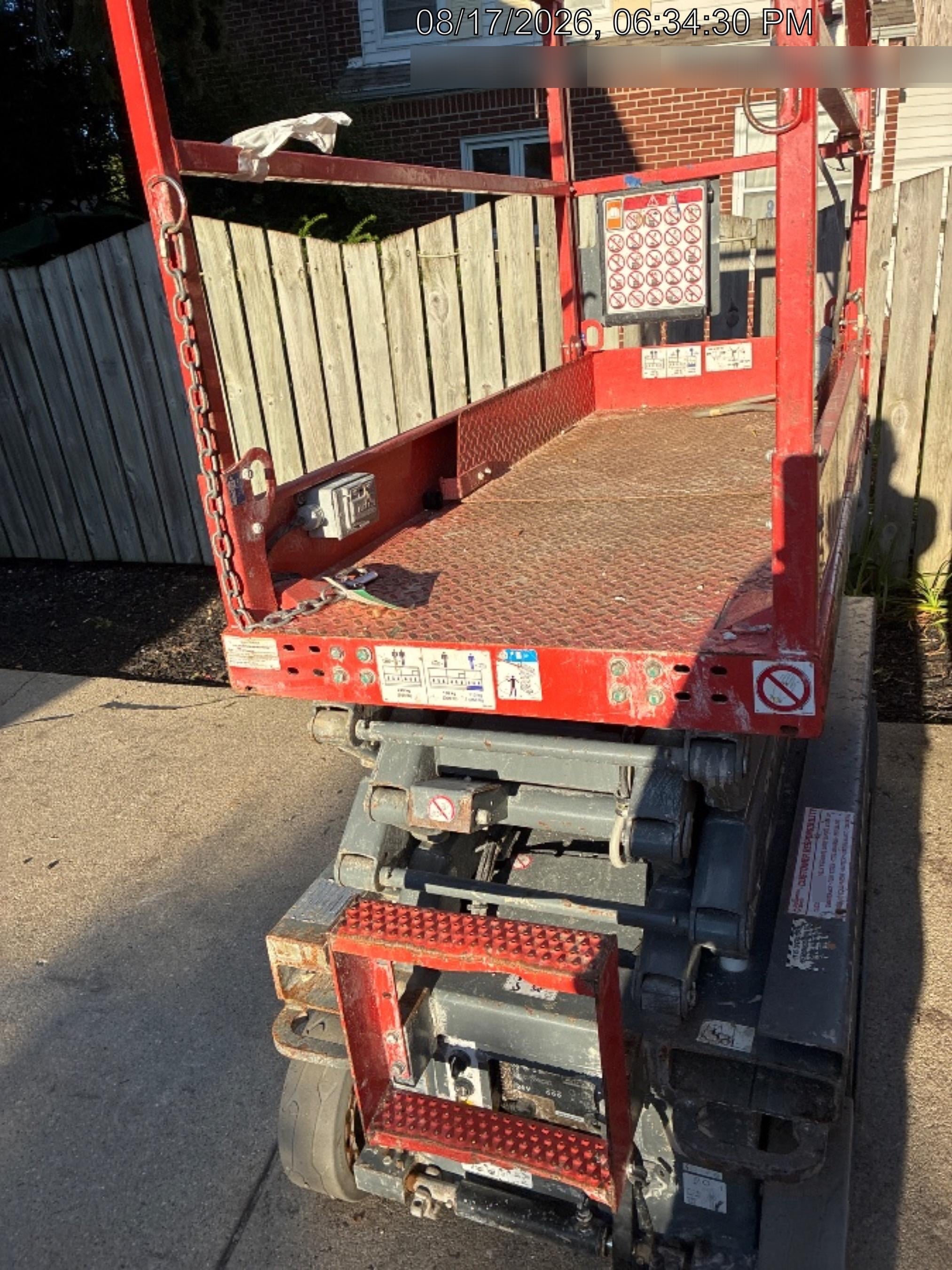 2017 Skyjack SJIII-3219 Standard Rental Specs