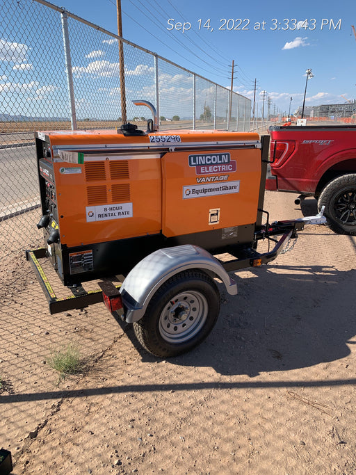 2022 Lincoln Electric LE400 Kubota V1505, Trlr, Cable Rack, Light Kit, ES Decals, T3