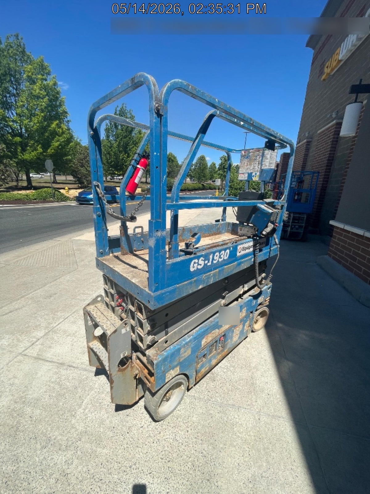 2020 Genie GS-1930 Fixed rails with chain entry gate - Pre A92.20