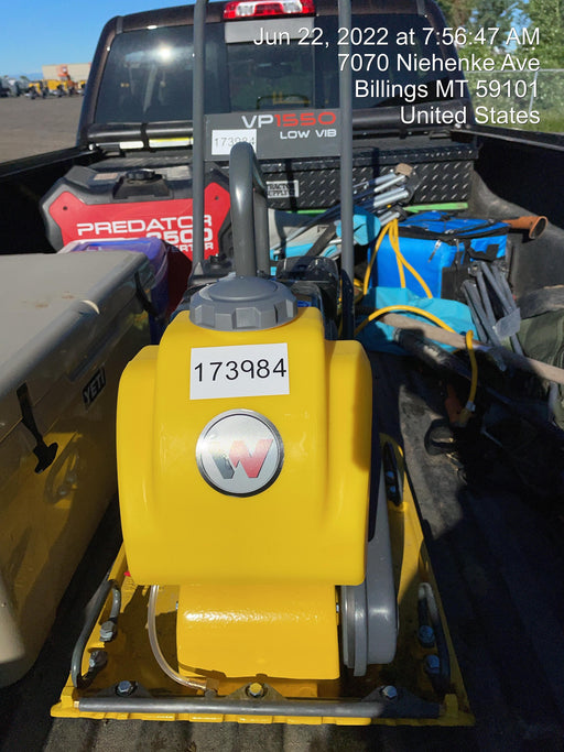 2021 WACKER NEUSON VP1550AW