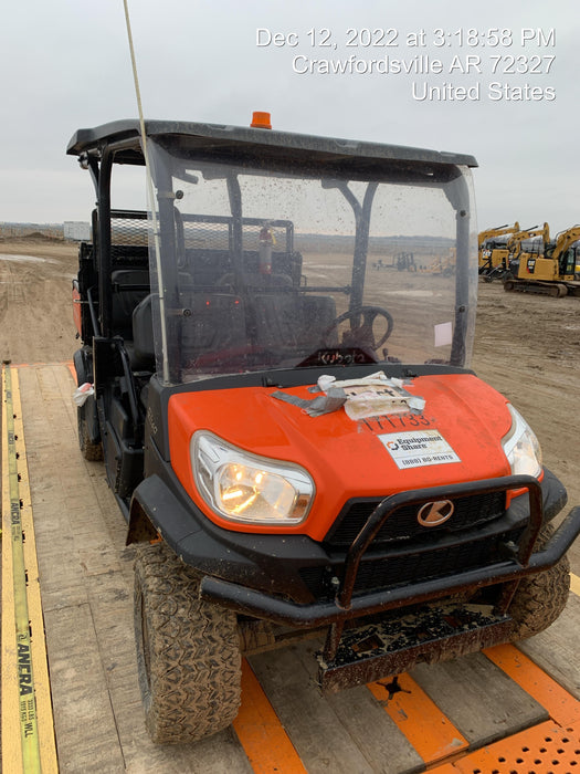 2021 Kubota RTV-X1140W-H Plastic Canopy, Windshield Acrylic Clear, LED Strobe Light, Wire Harness Kit, Back up Alarm