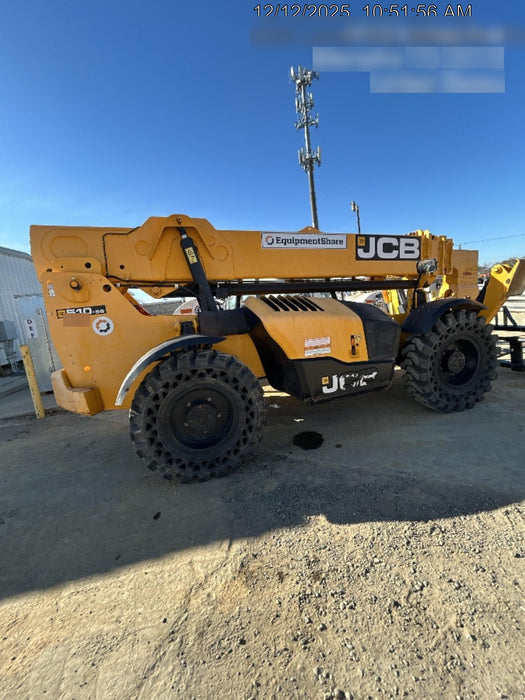 2020 JCB 510-56 Canopy, Solid Tires, Work Lights, Beacon, Aux Hydraulics, Back up Alarm, Lifting Eye, ES Decals