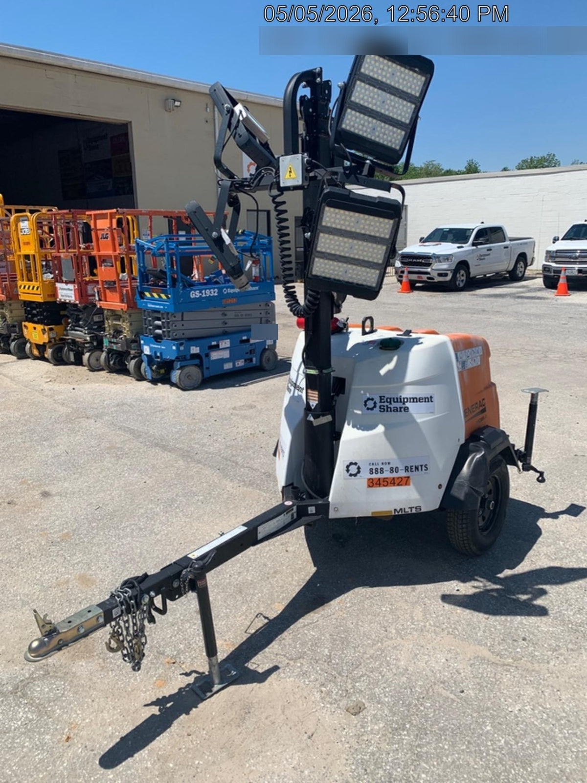2023 Generac MLT2 Diesel, Flex Switch 120V Input, Powerzone Controller, (4) 320W LED Lights, 4kW Generator, 39.9 Gal Fuel Tank, 2" Ball, T3