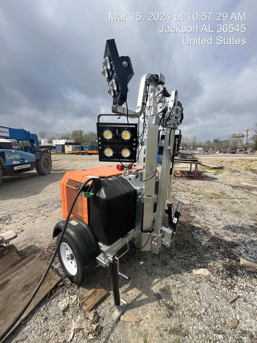 2023 Wanco WLTT-4MM4K Diesel, Deep Sea Controller, Shore Power Plug, Auto Start, (4) 350W LED Floodlights, 4kW Generator, 60 Gal Fuel Tank, 2" Ball, T3