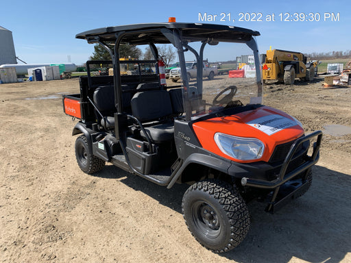 2022 Kubota RTV-X1140W-H Plastic Canopy, Windshield Acrylic Clear, LED Strobe Light, Wire Harness Kit, Back up Alarm