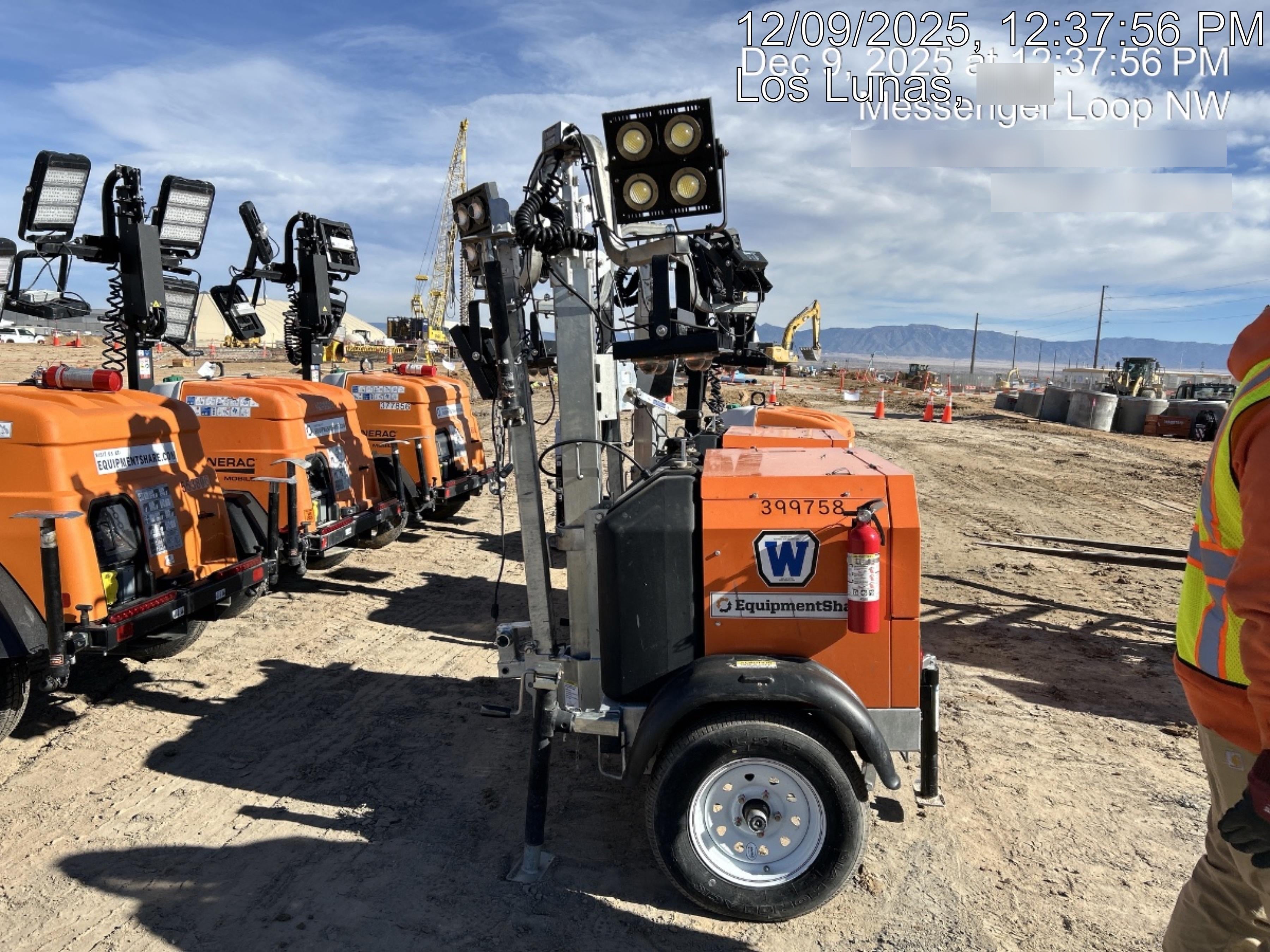 2024 Wanco WLTT-4MM4K Diesel, Deep Sea Controller, Shore Power Plug, Auto Start, (4) 350W LED Floodlights, 4kW Generator, 60 Gal Fuel Tank, 2" Ball, T3