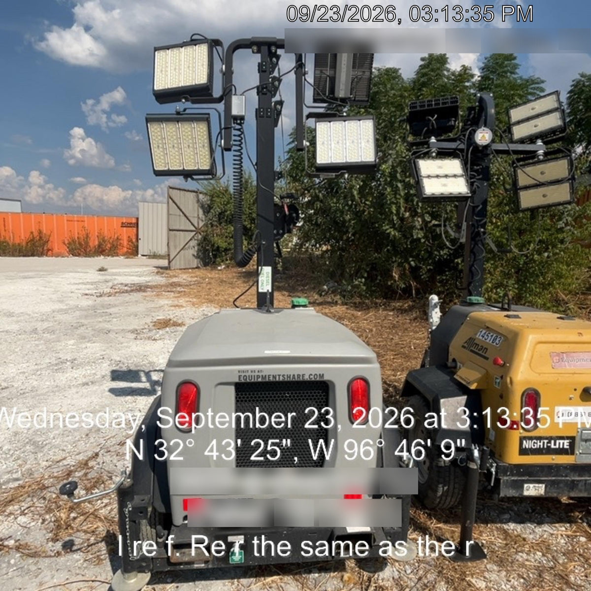 2024 Wacker Neuson LTT4 Diesel, Kohler KDW702, Deep Sea Controller, Auto Start, LED 320W, Bypass Outlet, T3