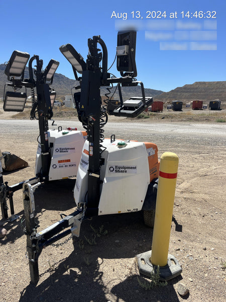 2023 Generac MLT2 Diesel, Flex Switch 120V Input, Powerzone Controller, 
(4) 320W LED Lights, 4kW Generator, 39.9 Gal Fuel Tank, 2" Ball, T3
