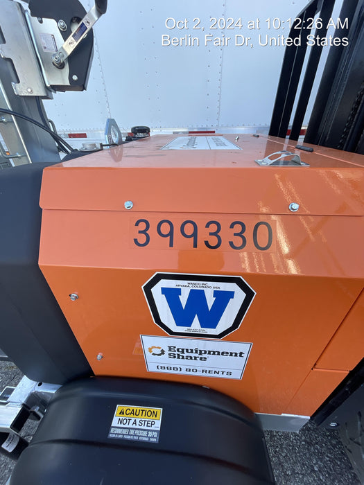 2024 Wanco WLTT-4MM4K Diesel, Deep Sea Controller, Shore Power Plug, Auto Start, (4) 350W LED Floodlights, 4kW Generator, 60 Gal Fuel Tank, 2" Ball, T3