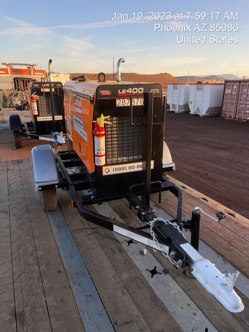 2023 Lincoln Electric LE400 Kubota V1505, Trlr, Cable Rack, Light Kit, ES Decals, T3