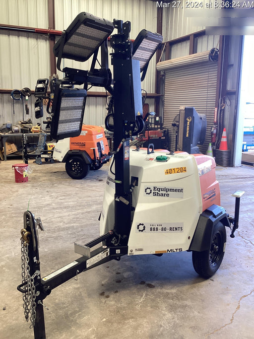 2024 Generac MLT2 Diesel, Flex Switch 120V Input, Powerzone Controller, 
(4) 320W LED Lights, 4kW Generator, 39.9 Gal Fuel Tank, 2" Ball, T3