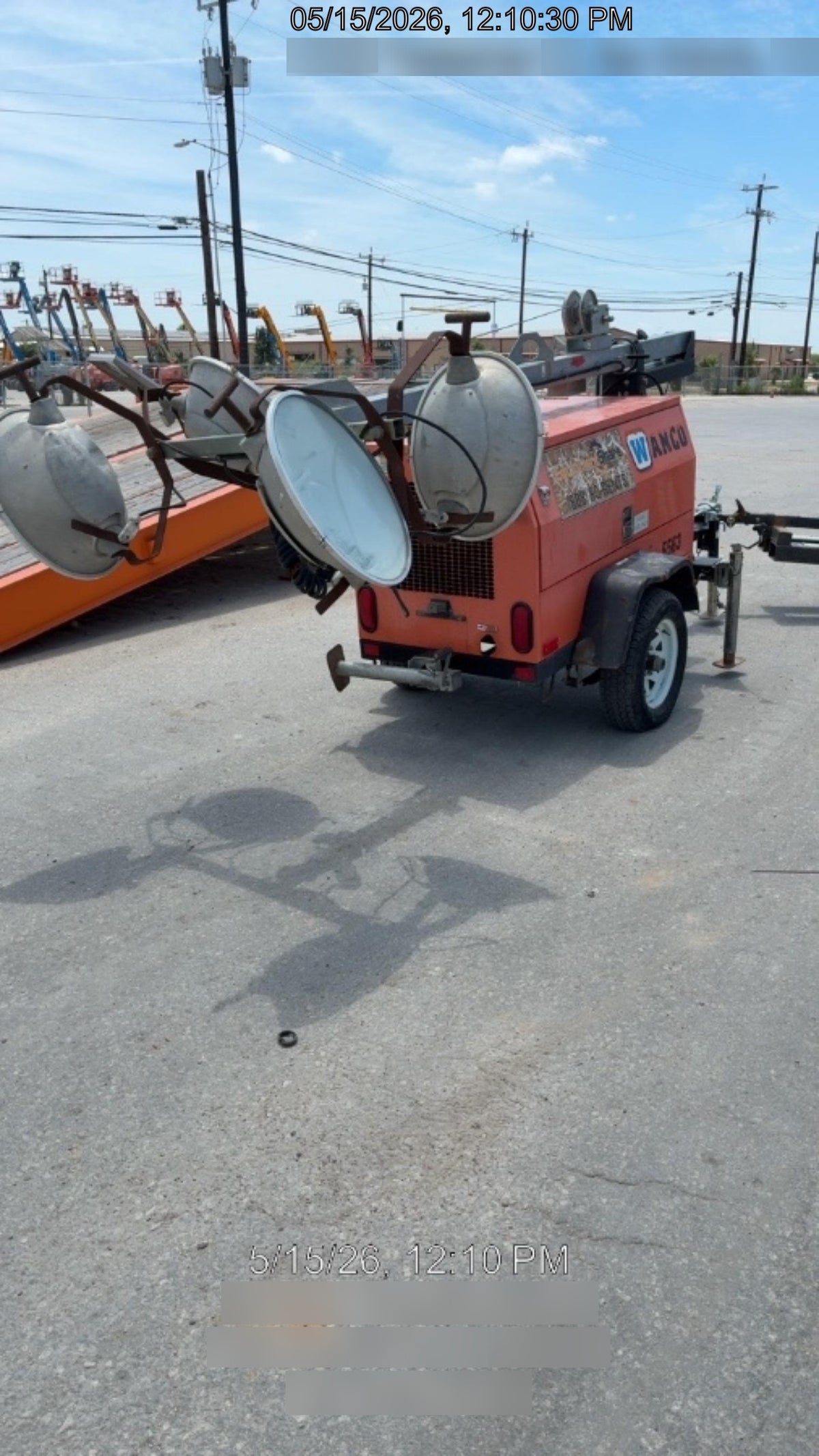 Wanco WLT-4M WANCO WLT-4M 6 kW Towable Light Generator