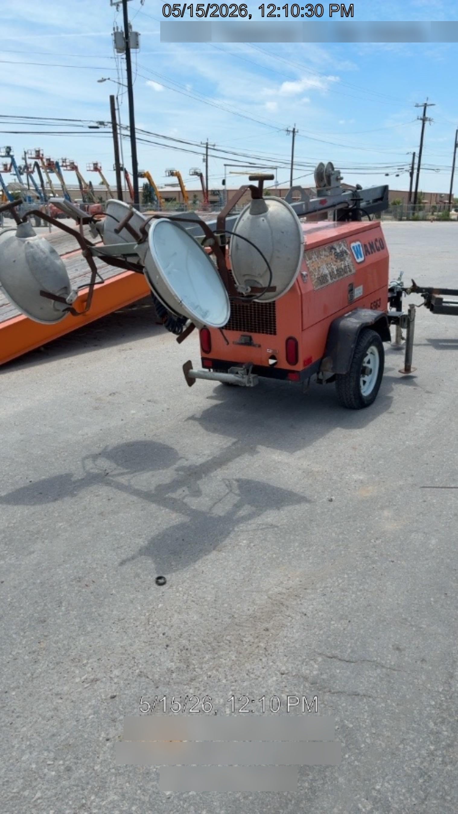 Wanco WLT-4M WANCO WLT-4M 6 kW Towable Light Generator