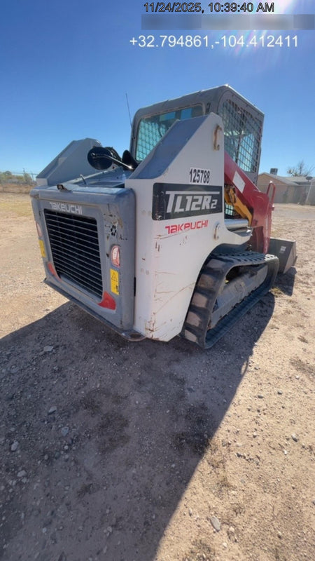 2020 Takeuchi TL12R2-CR Cab/Heat/Air, Hydraulic QC