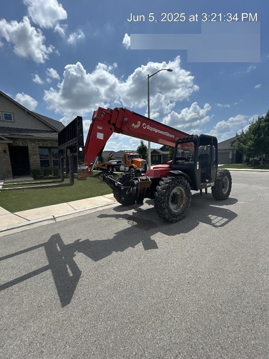 2019 Manitou MTA10055 Canopy, 120 HP, Solid Tires, Work Lights, Lift Hook, Auxiliary Hydraulics w/66" Carriage and 60" Forks
