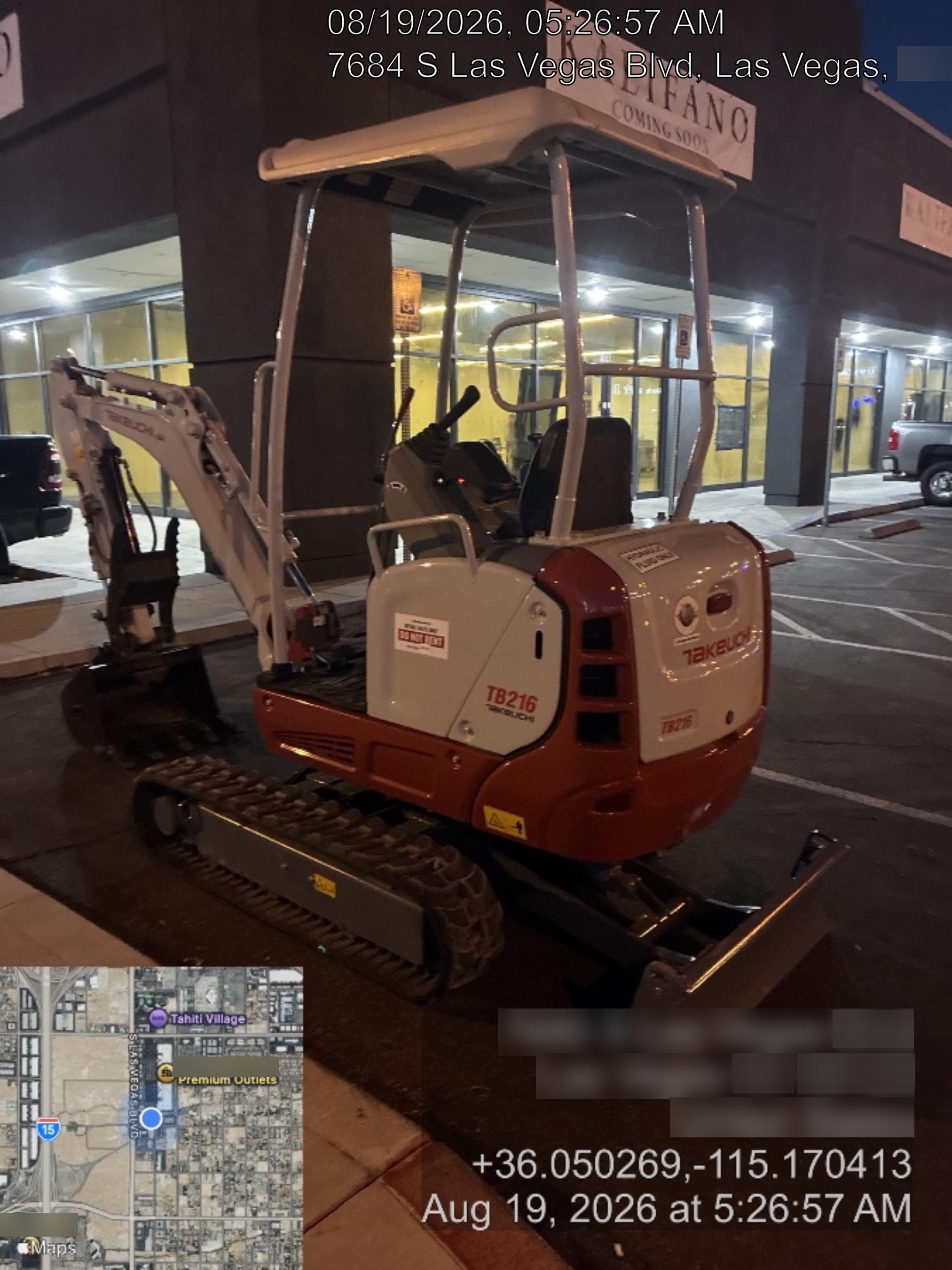 2024 TAKEUCHI TB216R
