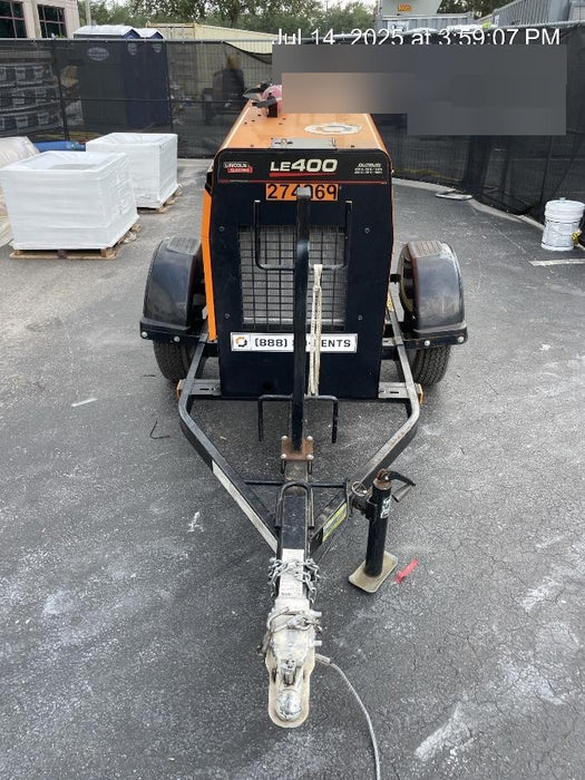 2022 Lincoln Electric LE400 Kubota V1505, Trlr, Cable Rack, Light Kit, ES Decals, T3