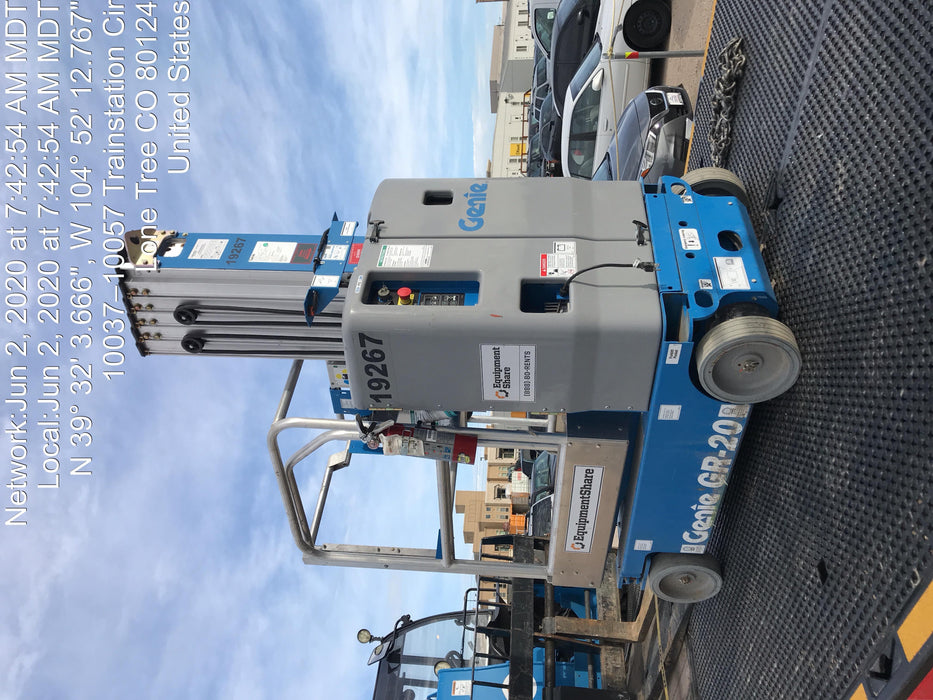 2018 GENIE GR-20