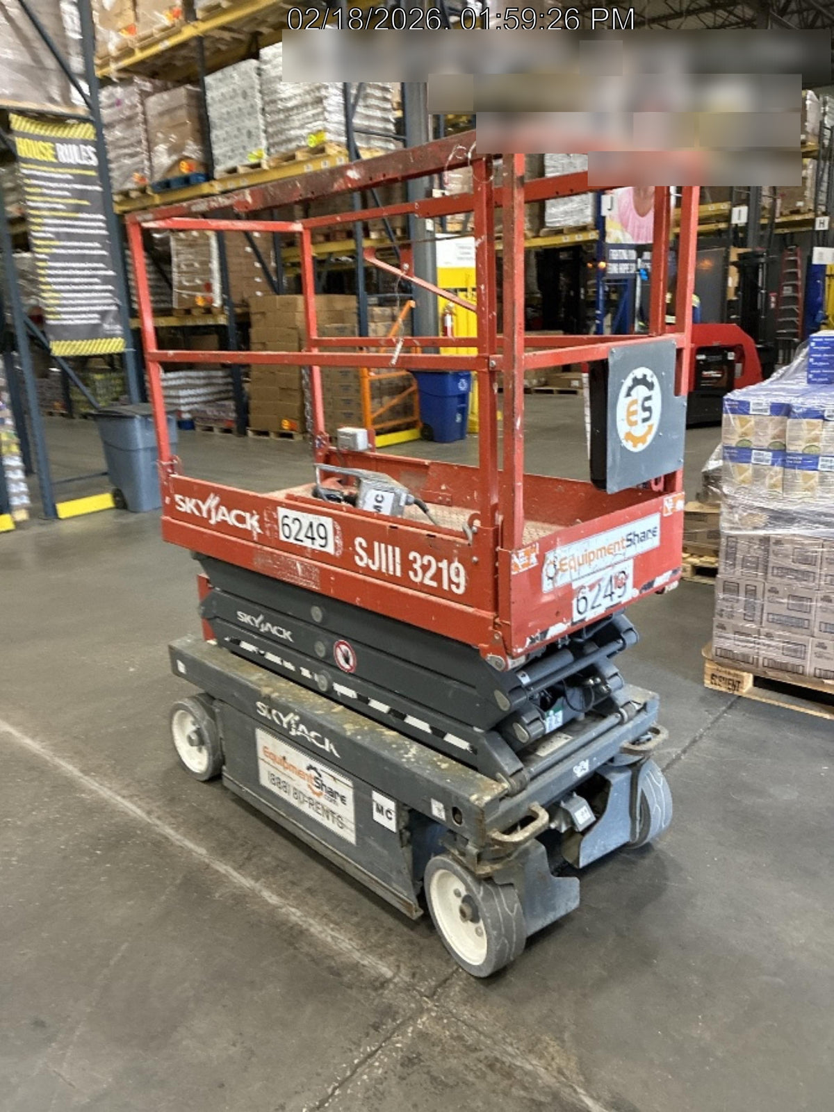 2017 Skyjack SJIII-3219 Skyjack SJ3219, Trojan Battery Set, Extended Warranty 5yr/5k hr