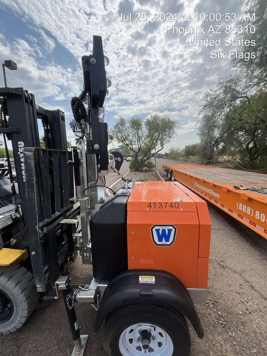 2024 Wanco WLTT-4MM4K Diesel, Deep Sea Controller, Shore Power Plug, Auto Start, (4) 350W LED Floodlights, 4kW Generator, 60 Gal Fuel Tank, 2" Ball, T3