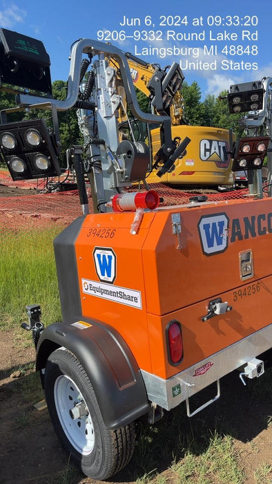 2024 Wanco WLTT-4MM4K Diesel, Deep Sea Controller, Shore Power Plug, Auto Start, (4) 350W LED Floodlights, 4kW Generator, 60 Gal Fuel Tank, 2" Ball, T3