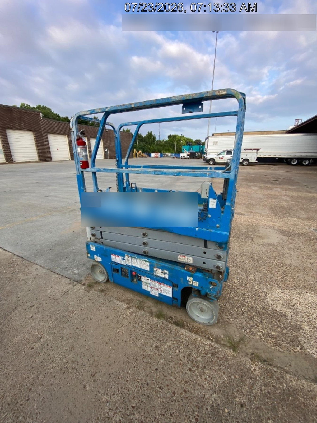 2019 Genie GS-1930 Fixed Rails with Chain Entry