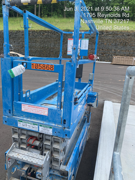 2020 Genie GS-1930 Solid Non Marking Tires, Beacon, Folding rails with half height swing gate