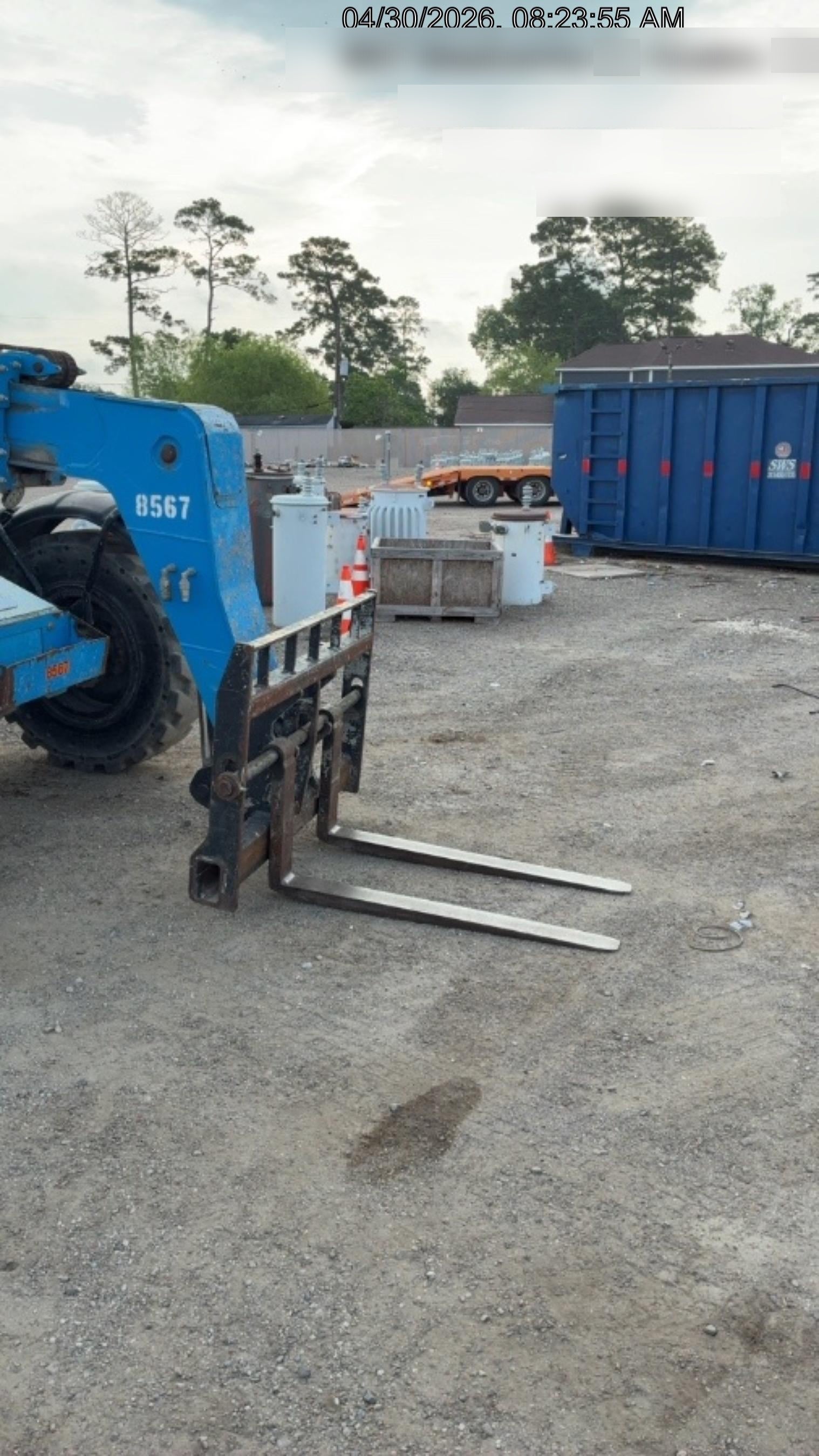 2018 Genie GTH-636 Genie GTH-636 w/Open ROPS, Solid Tires, Work Light/Beacon, 48" Carriage and Forks