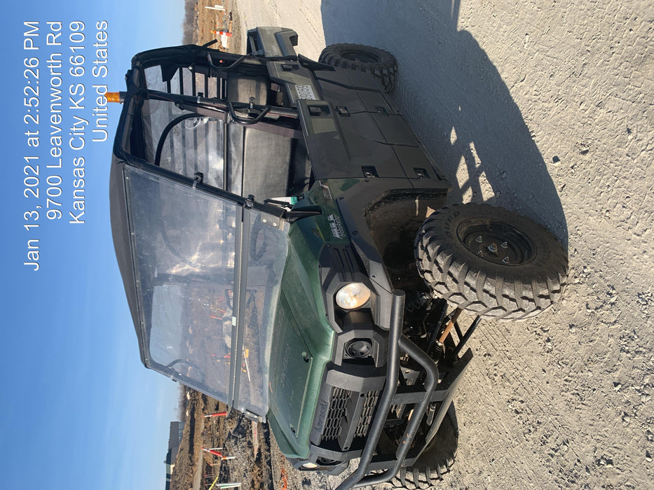 Kawasaki Mule PRO-DXT Standard Options, Backup Alarm, Beacon, Plastic Hard Top, Poly Windshield, Horn Kit