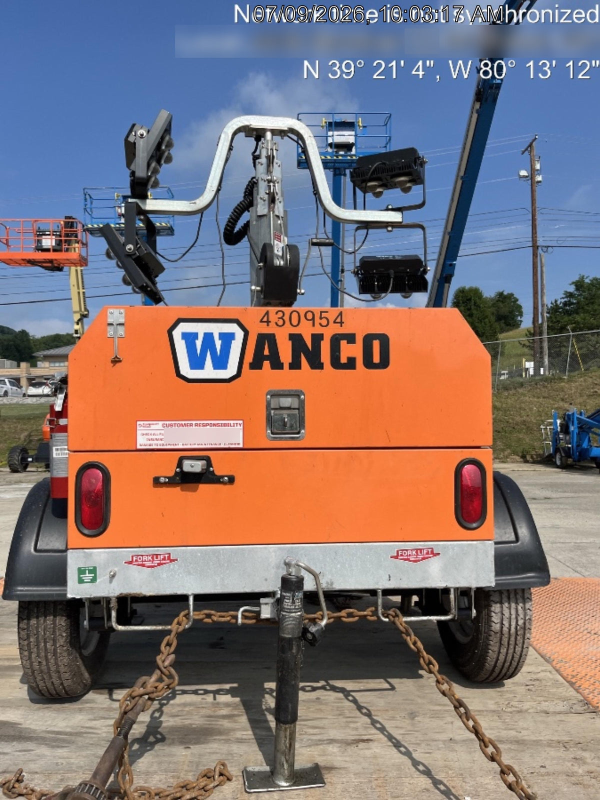 2024 Wanco WLTT-4MM4K Diesel, Deep Sea Controller, Shore Power Plug, Auto Start, (4) 350W LED Floodlights, 4kW Generator, 60 Gal Fuel Tank, 2" Ball, T3