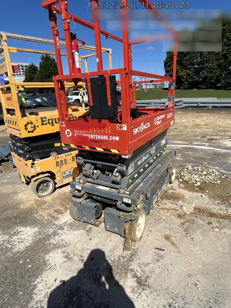 2024 Skyjack SJ3219 Electric Drive, Sld NM Tires, DBcns, RFRails, Power to Platform, T3 + Access Control