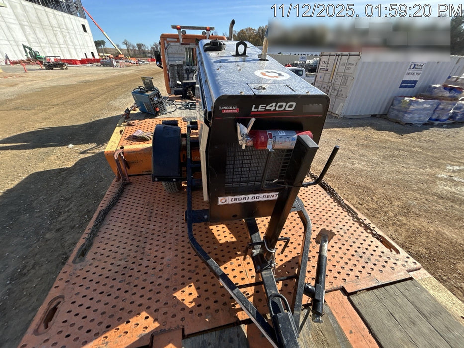 2024 Lincoln Electric LE400 Kubota V1505, Trlr, Cable Rack, Light Kit, ES Decals, T3