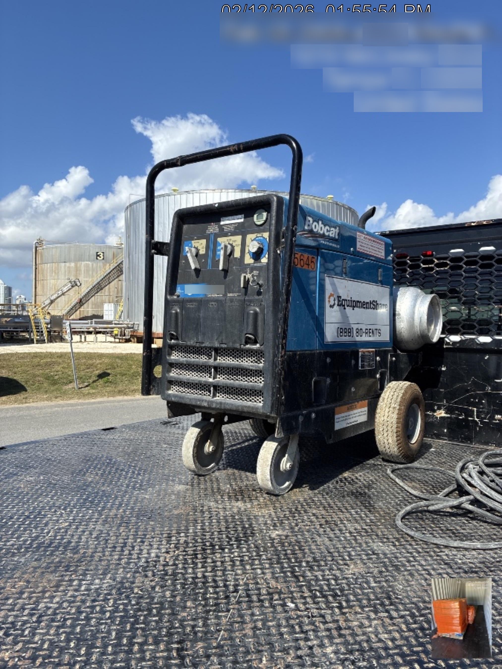 2020 Miller Electric BOBCAT 250 Part #951600 PKG-250 amp Propane Welder, Standard w/Running Gear, Bracket, Hos