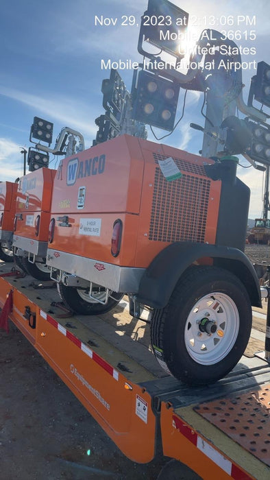 2023 Wanco WLTT-4MM4K Diesel, Deep Sea Controller, Shore Power Plug, Auto Start, (4) 350W LED Floodlights, 4kW Generator, 60 Gal Fuel Tank, 2" Ball, T3