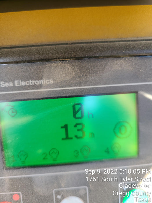 2022 Allmand NLV3GR (4) LED Light Fixture 350W, 23' Vertical Mast, 3kW Prime, Towable, Deep Sea L401, Leveling Jacks, Yanmar T4F 5.8hp